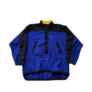 VTG Tommy Hilfiger Athletic Gear Polar Tec Fleece Sweater Size Large 90s